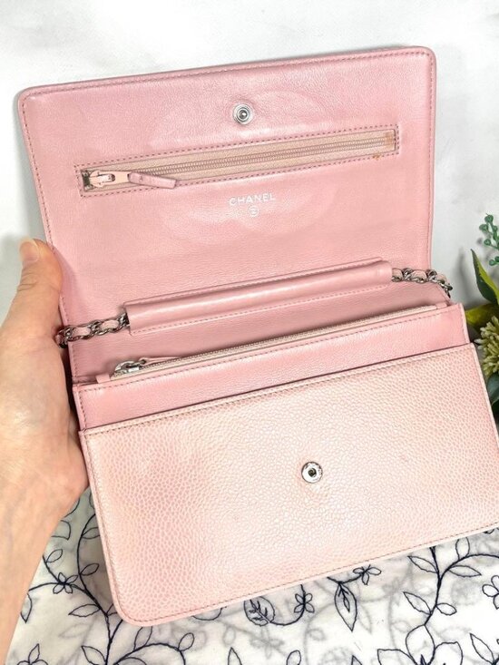 Chanel Chain Wallet Jumbo CC Logo - Picture 9 of 15